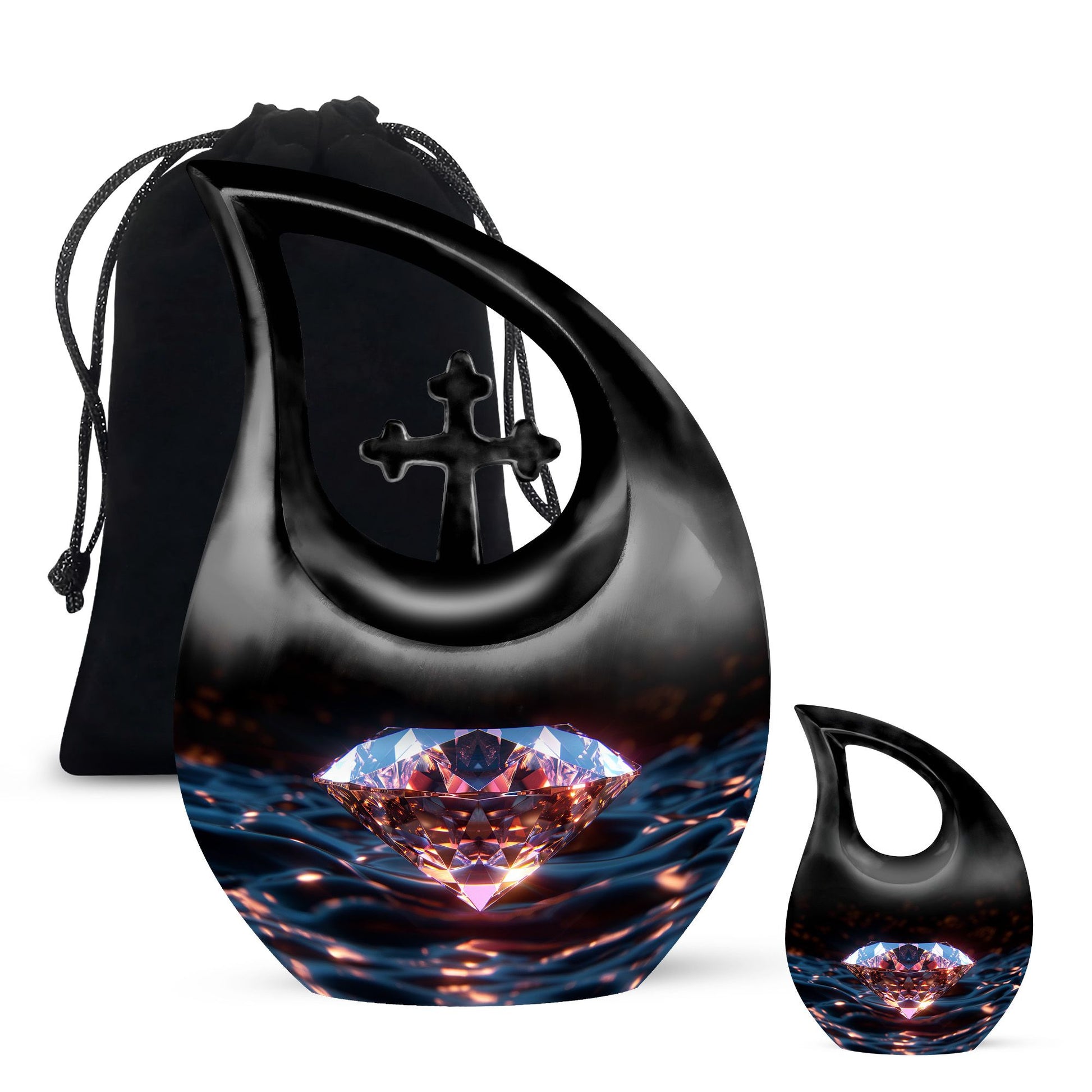 Diamond Urns For Ashes - Mini Cremation Urns