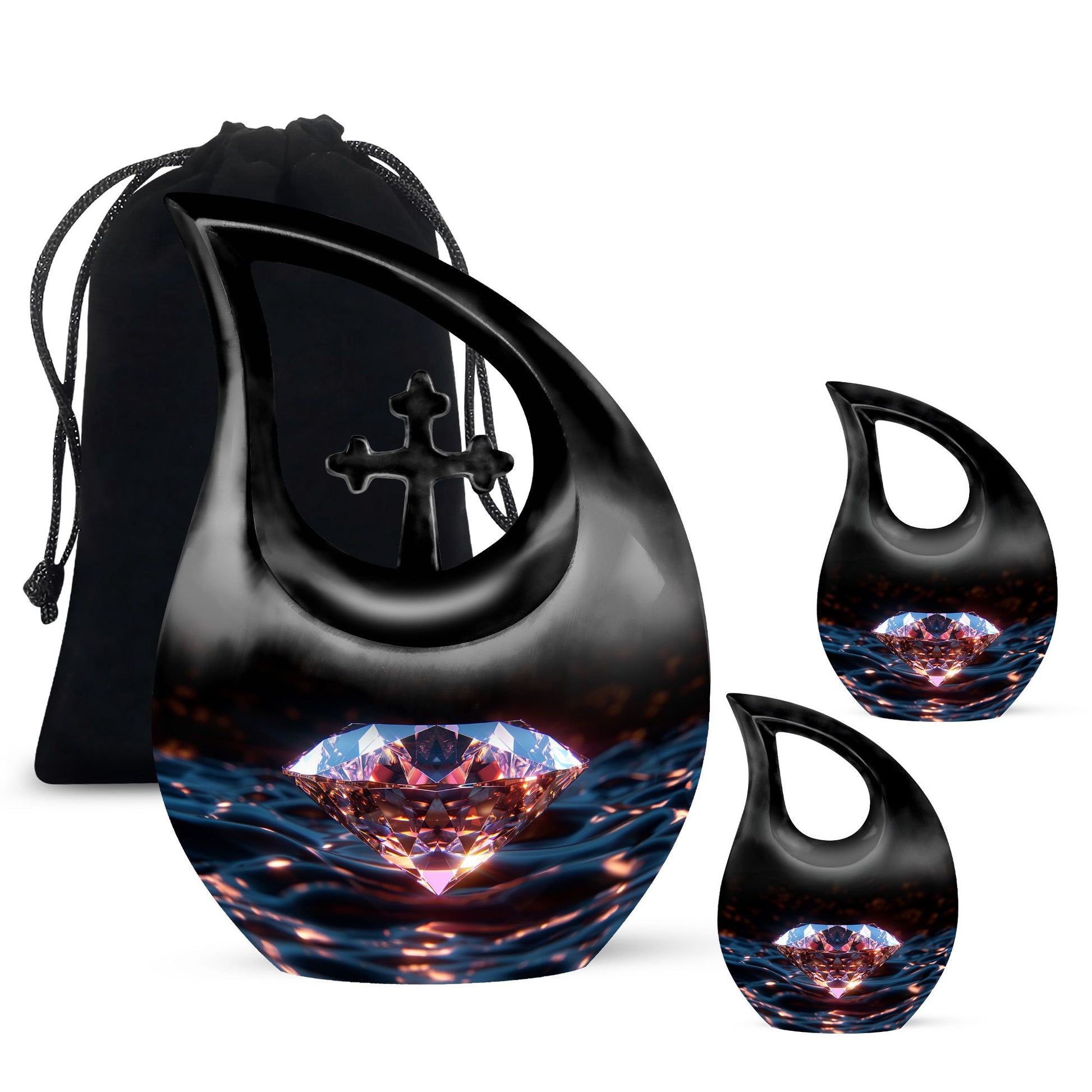 Diamond Urns For Ashes - Mini Cremation Urns