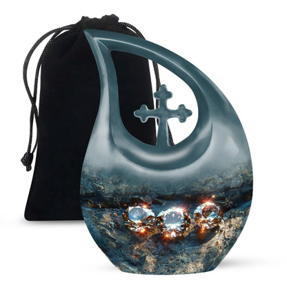 Diamond Urns For Ashes - Adult Size Cremation Urns
