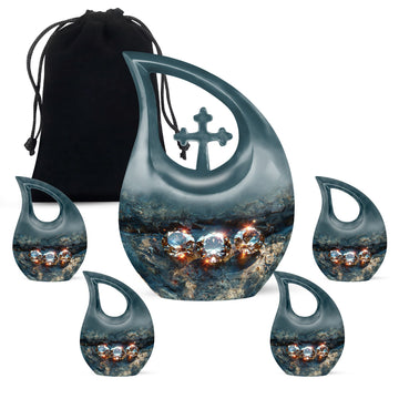 Large Urn With 4 Keepsake