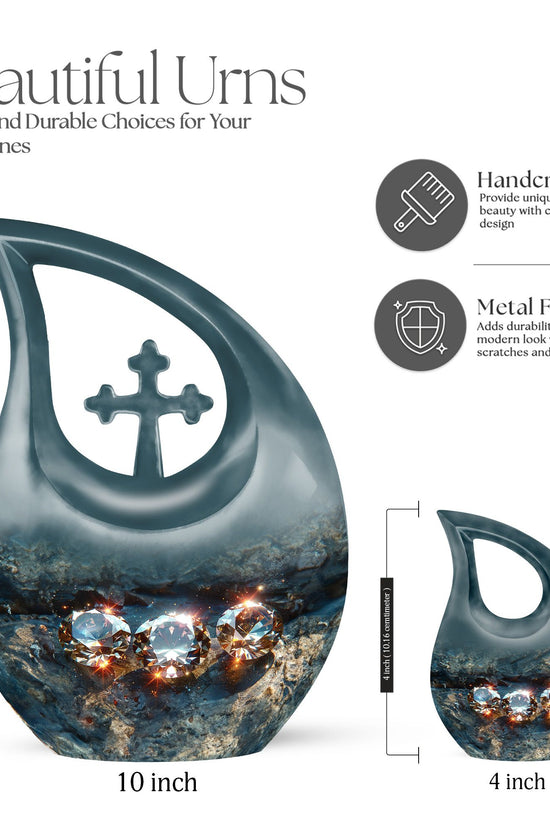 Diamond Urns For Ashes - Adult Size Cremation Urns