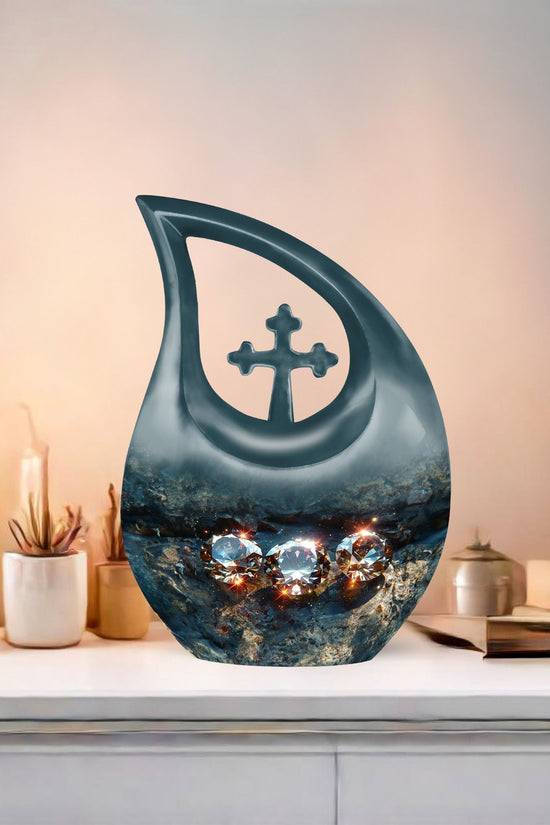Diamond Urns For Ashes - Adult Size Cremation Urns