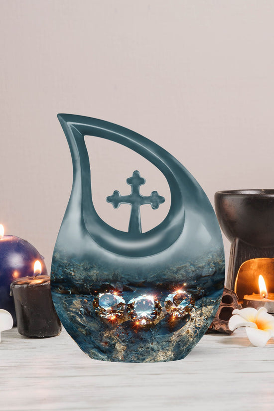 Diamond Urns For Ashes - Adult Size Cremation Urns