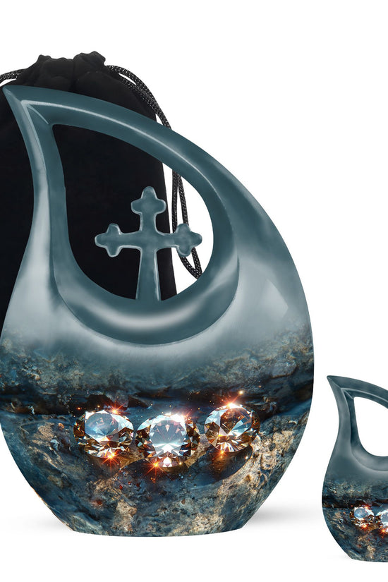 Diamond Urns For Ashes - Adult Size Cremation Urns