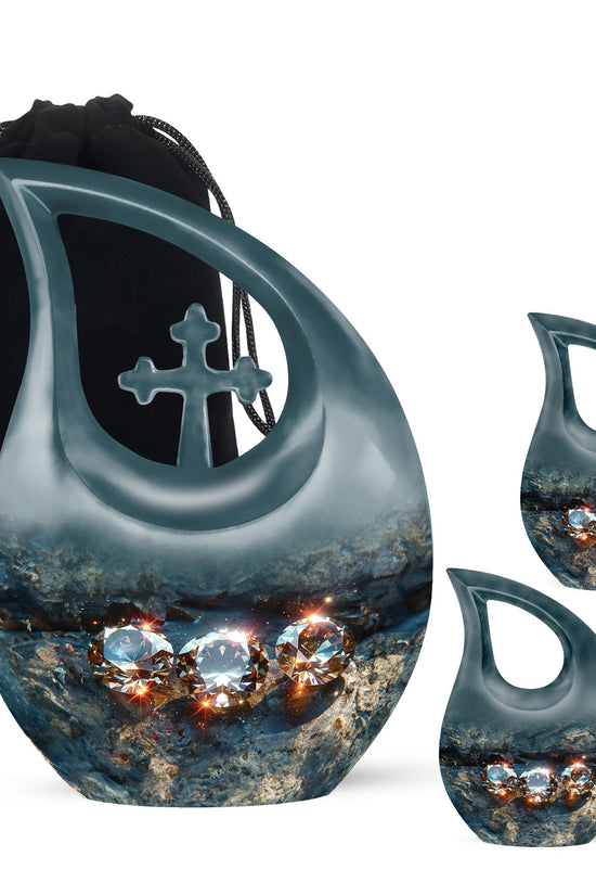 Diamond Urns For Ashes - Adult Size Cremation Urns