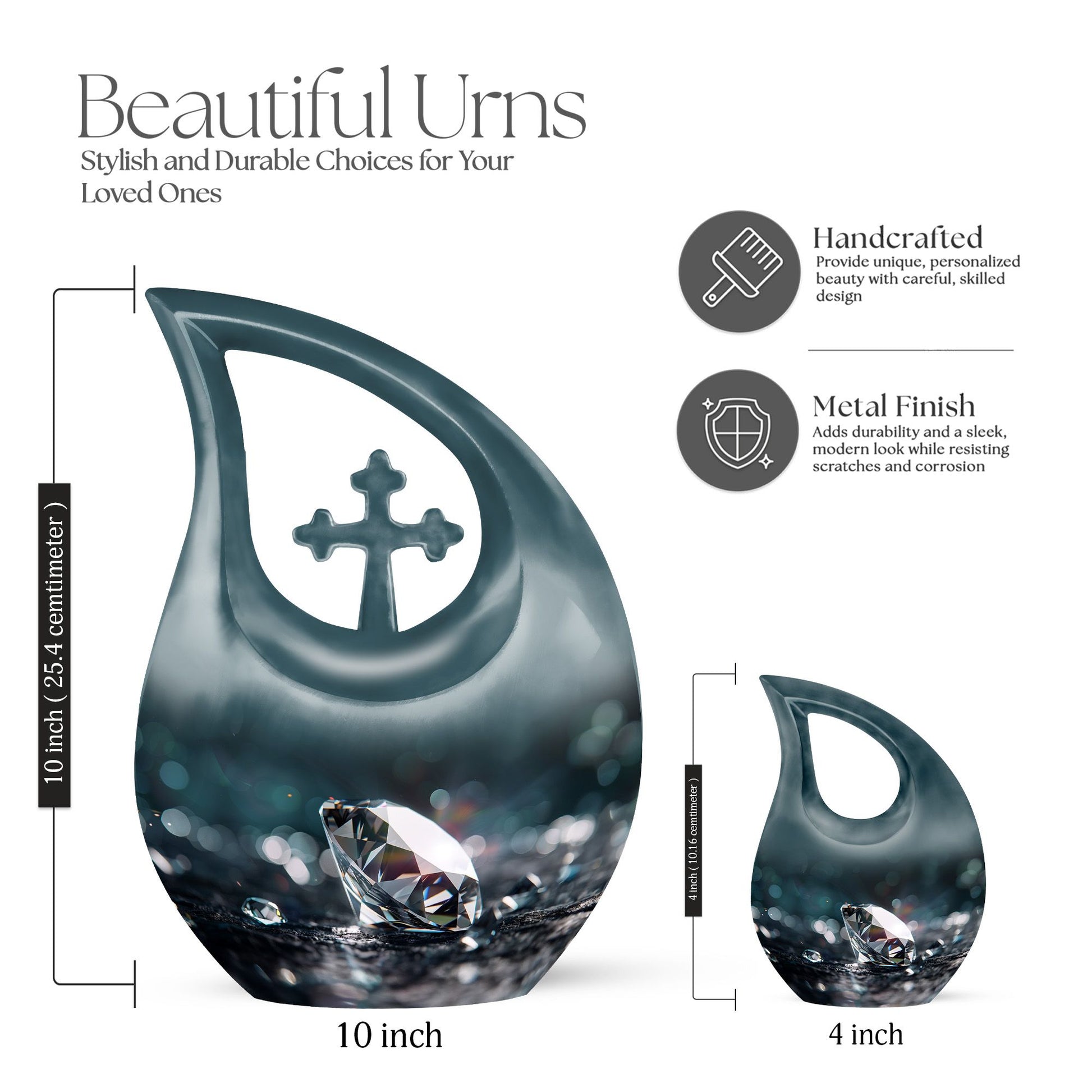 Diamond Urns For Ashes - Cremation Urn For Ashes
