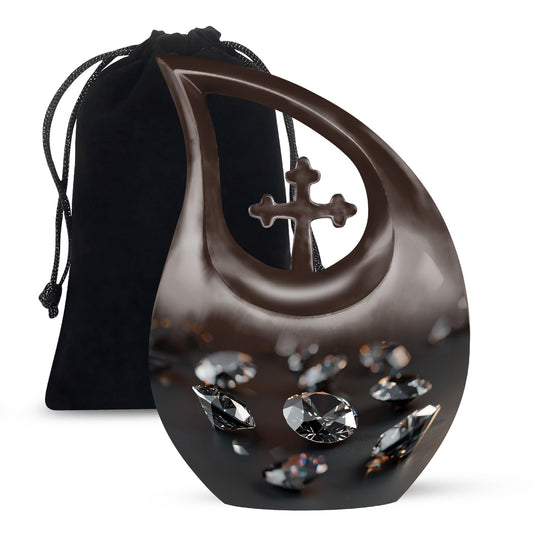 Diamond Urns For Ashes - Small Cremation Urns For Human Ashes Adult