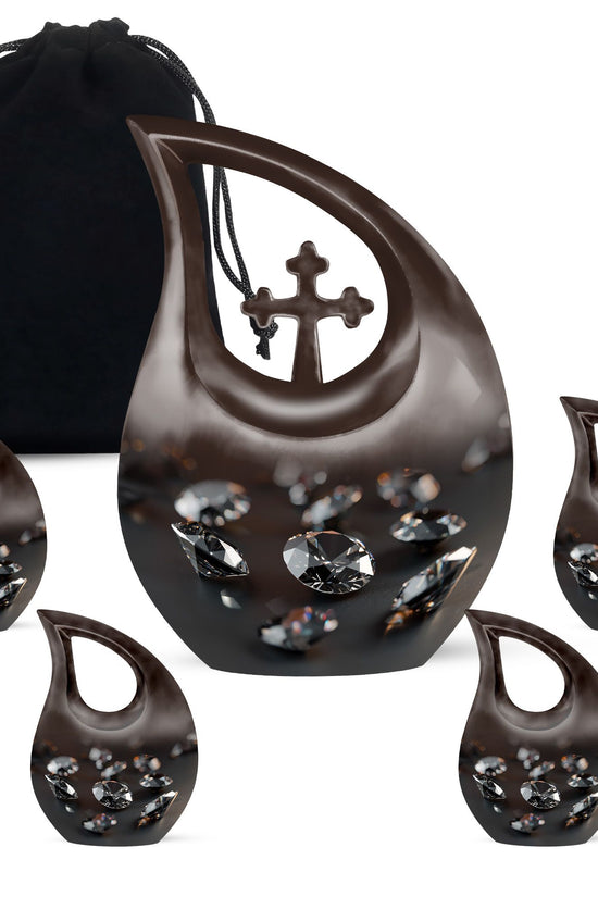 Diamond Urns For Ashes - Small Cremation Urns For Human Ashes Adult