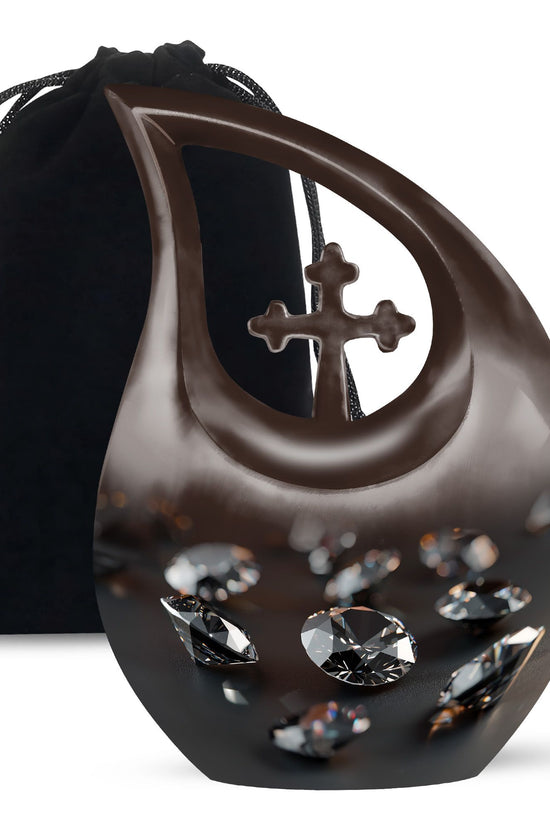 Diamond Cremation Urn - Memorial Urn For Loved Ones
