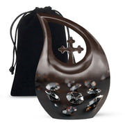 Diamond Cremation Urn - Memorial Urn For Loved Ones