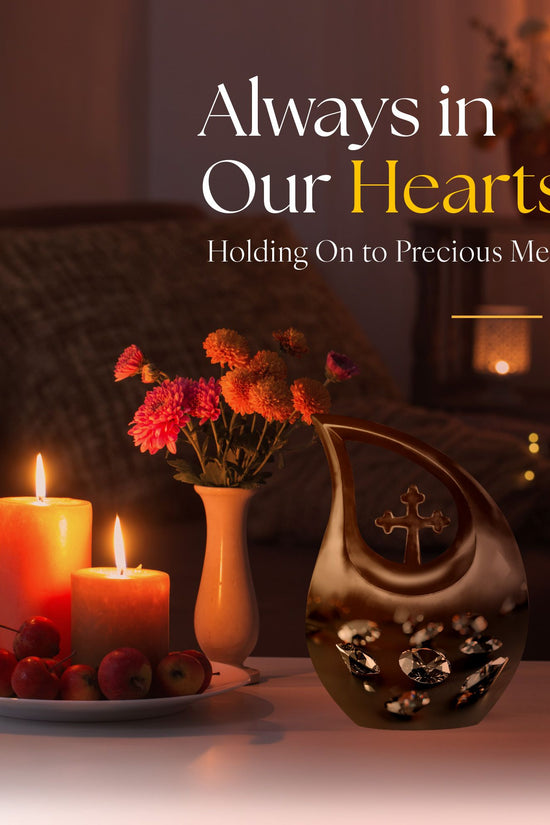 Diamond Urns For Ashes - Small Cremation Urns For Human Ashes Adult
