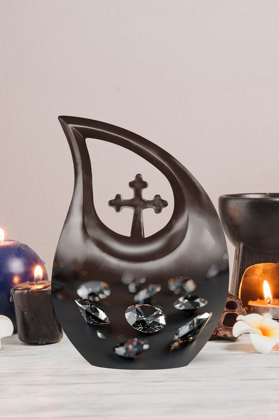 Diamond Urns For Ashes - Small Cremation Urns For Human Ashes Adult