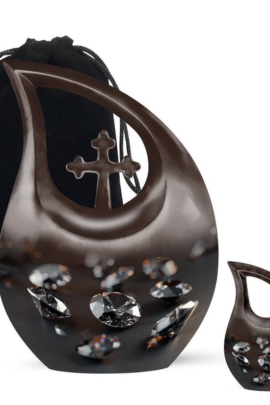 Diamond Urns For Ashes - Small Cremation Urns For Human Ashes Adult