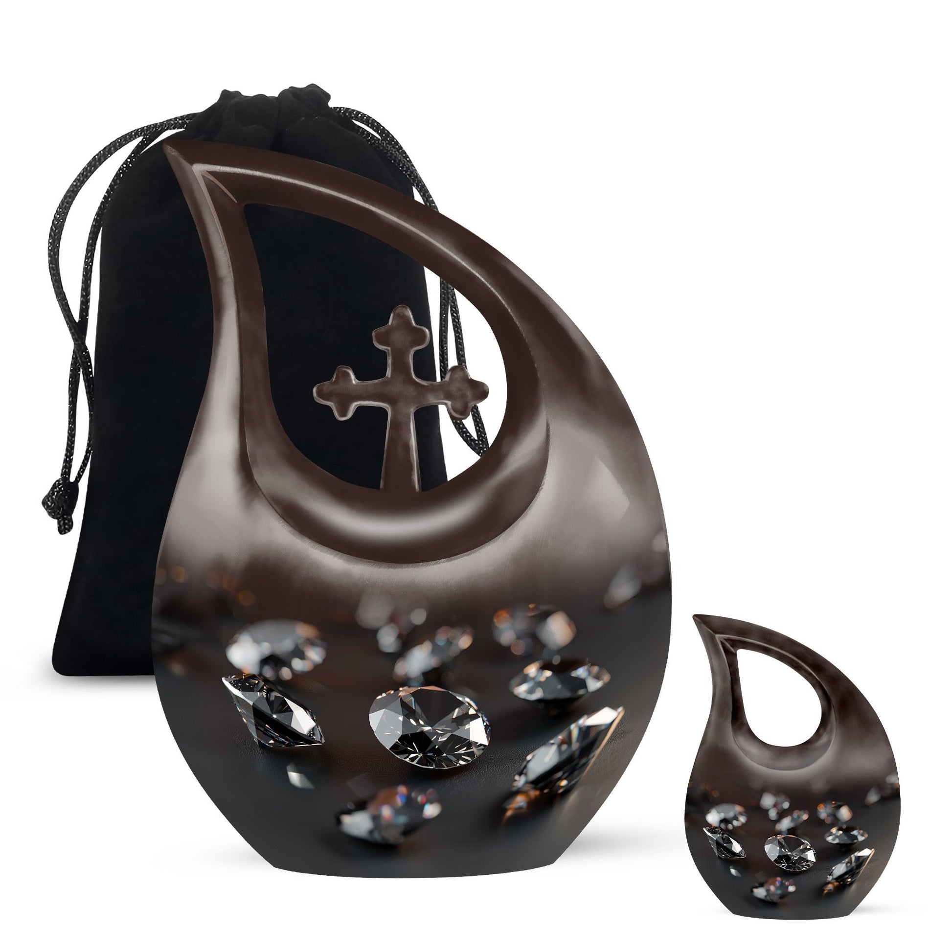 Diamond Urns For Ashes - Small Cremation Urns For Human Ashes Adult