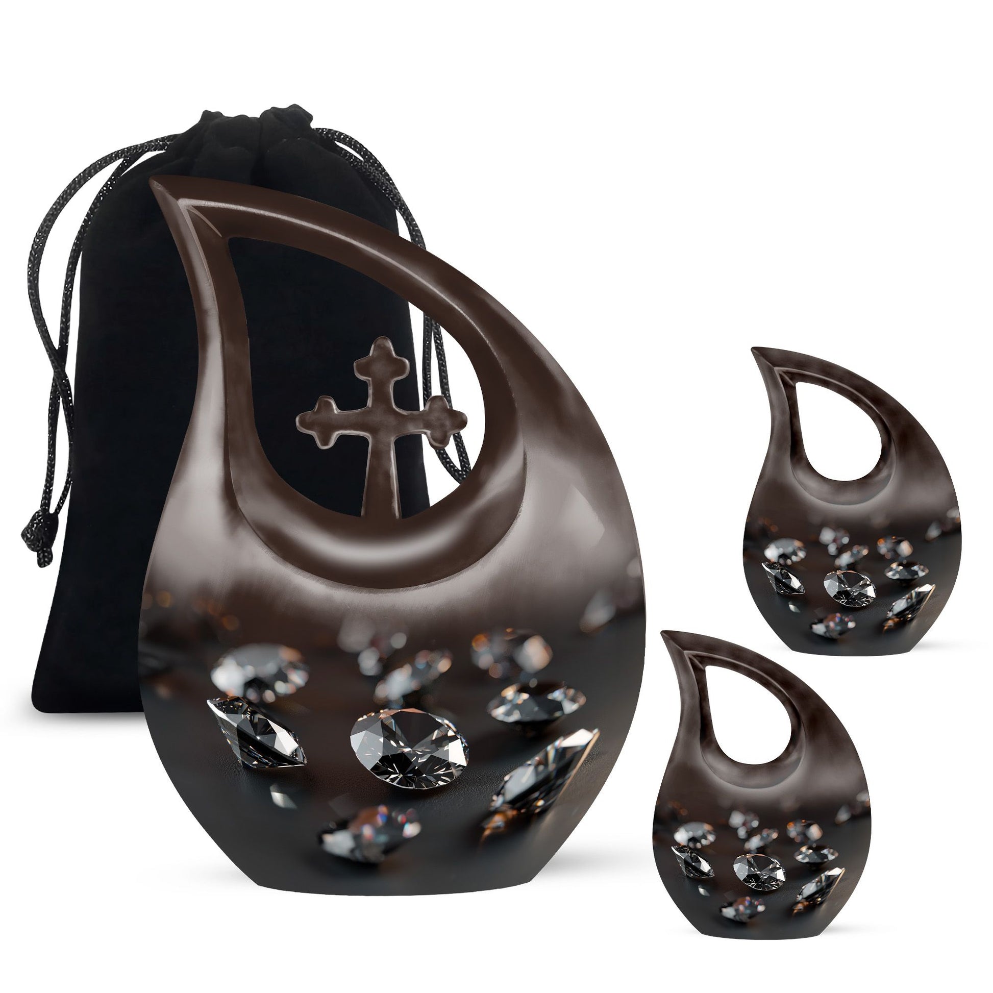 Diamond Urns For Ashes - Small Cremation Urns For Human Ashes Adult