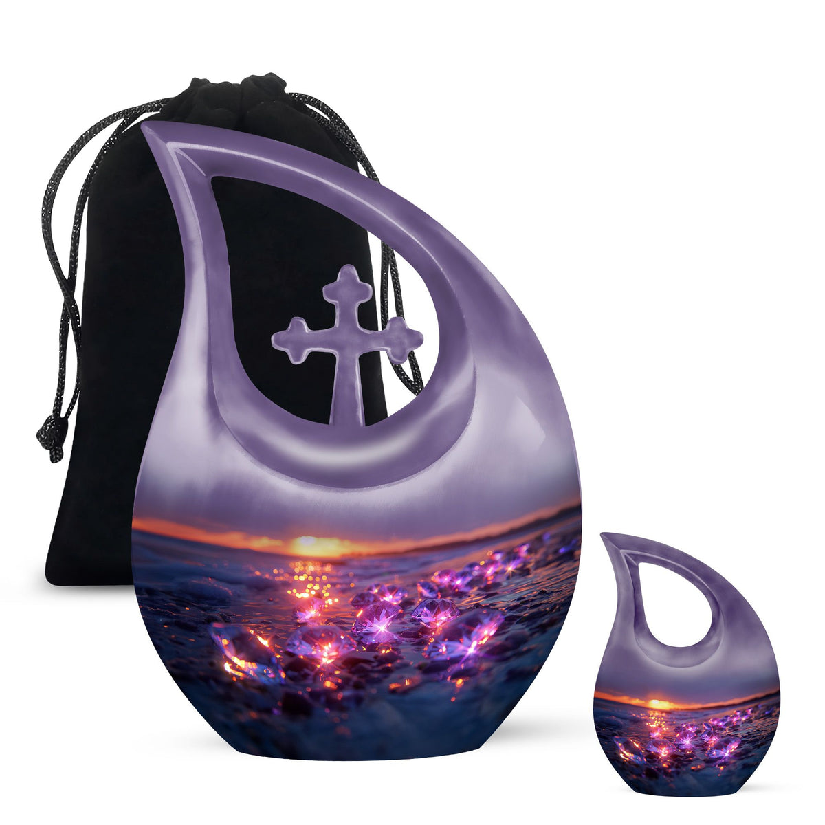 Diamond Urns For Ashes - Keepsake Cremation Urns For Human Ashes