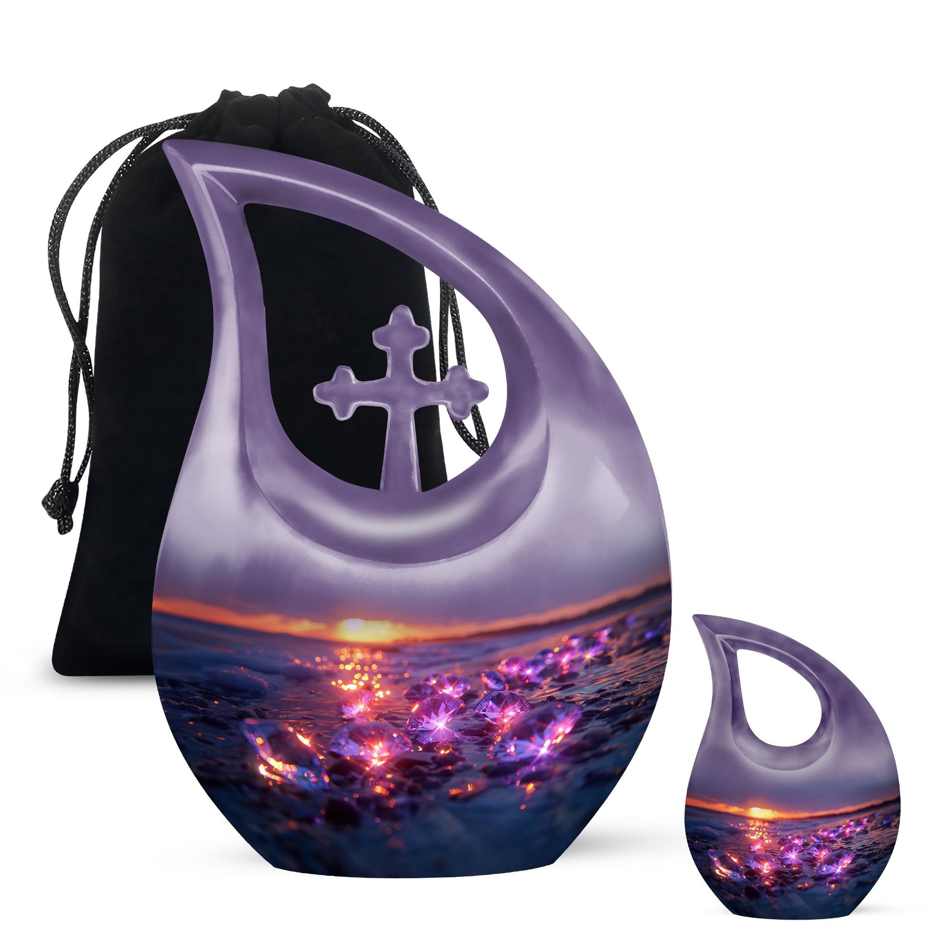Diamond Urns For Ashes - Keepsake Cremation Urns For Human Ashes