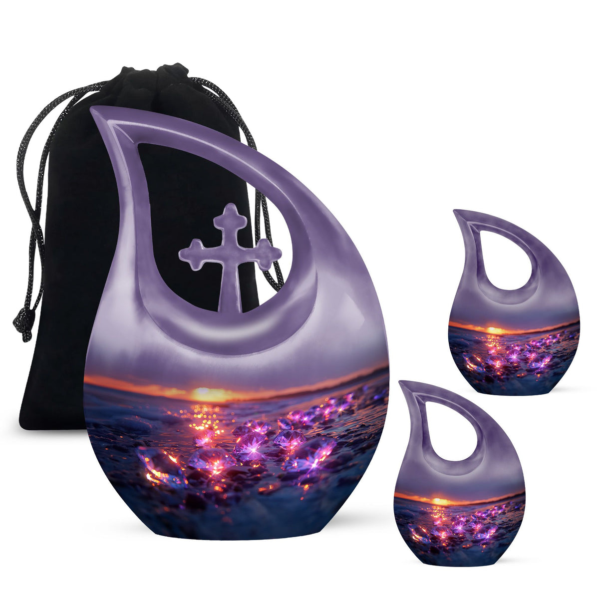 Diamond Urns For Ashes - Keepsake Cremation Urns For Human Ashes
