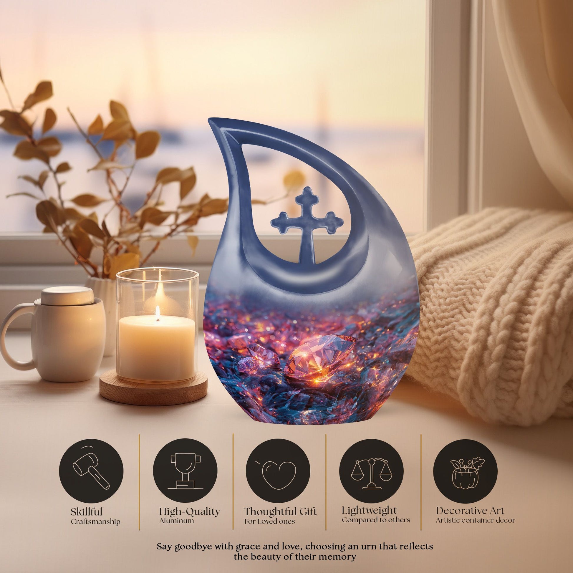 Diamond Urns For Ashes - Urns Cremation
