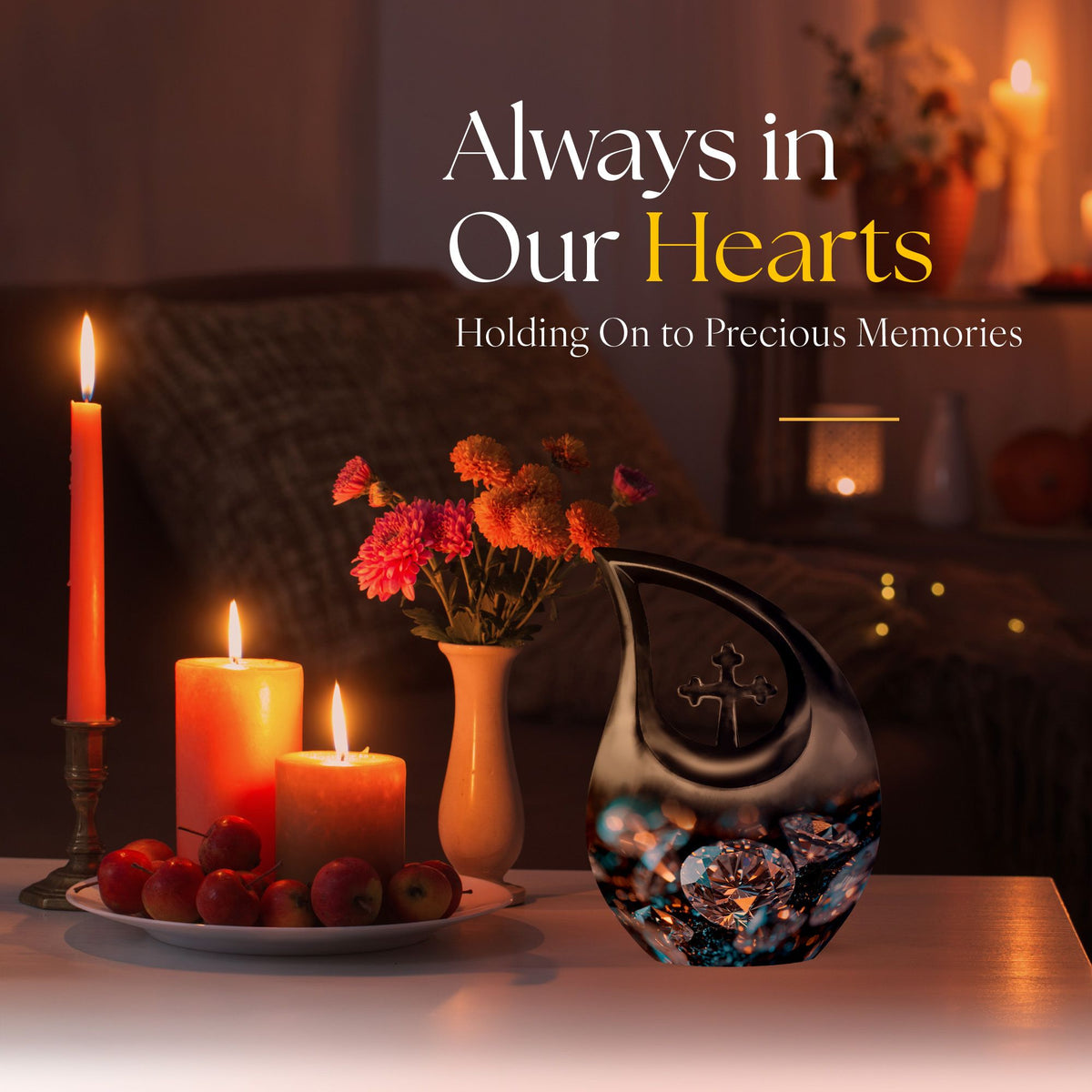 Diamond Urns For Ashes - Cremation Urns For Adults