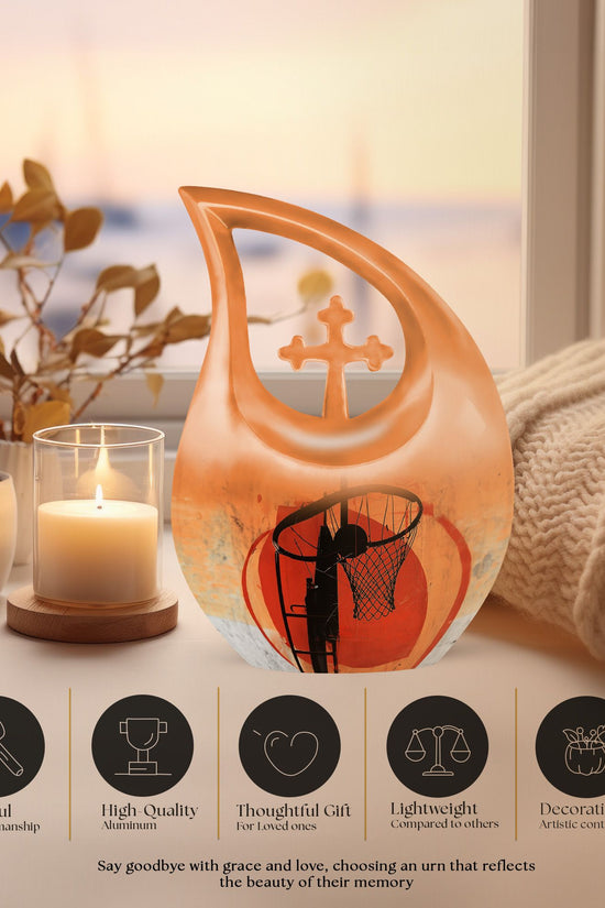 Basketball Urns For Ashes - Cremation Urn For Adult