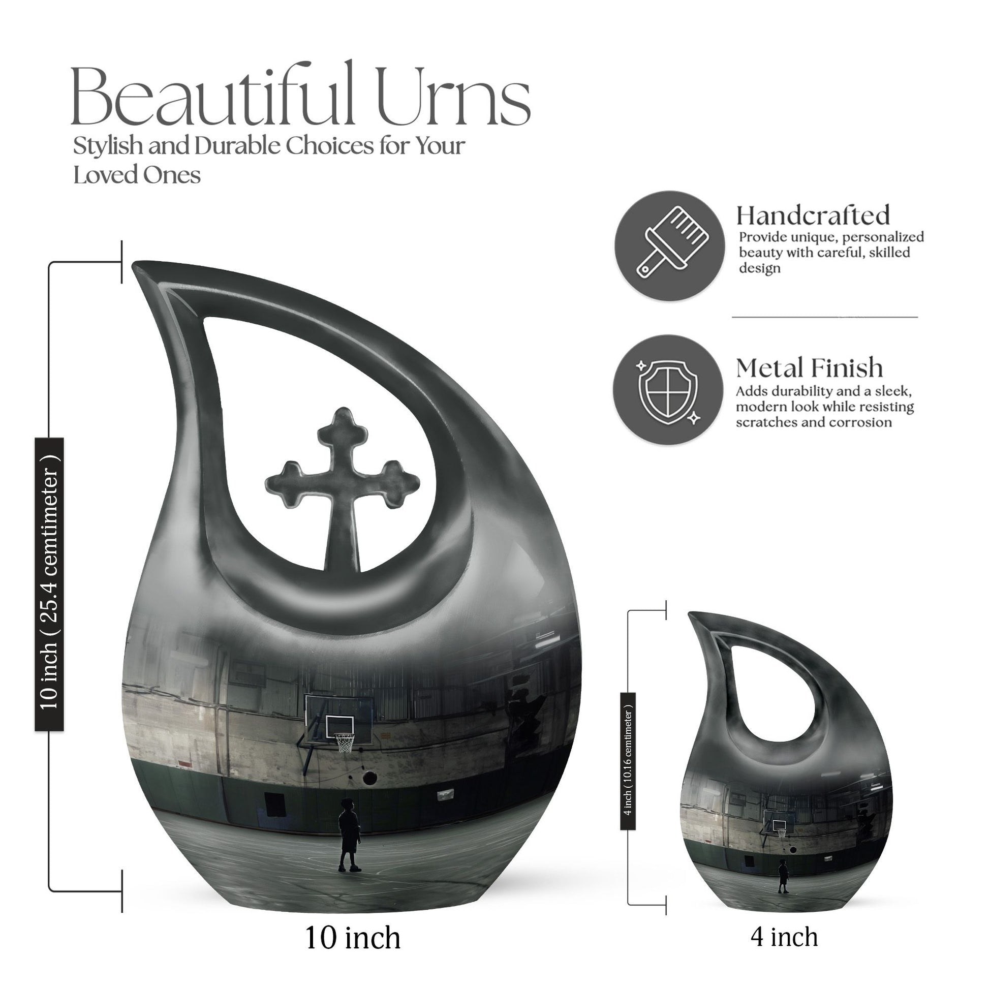Basketball Urns For Ashes - Cremation Urns For Human Ashes Adult Set