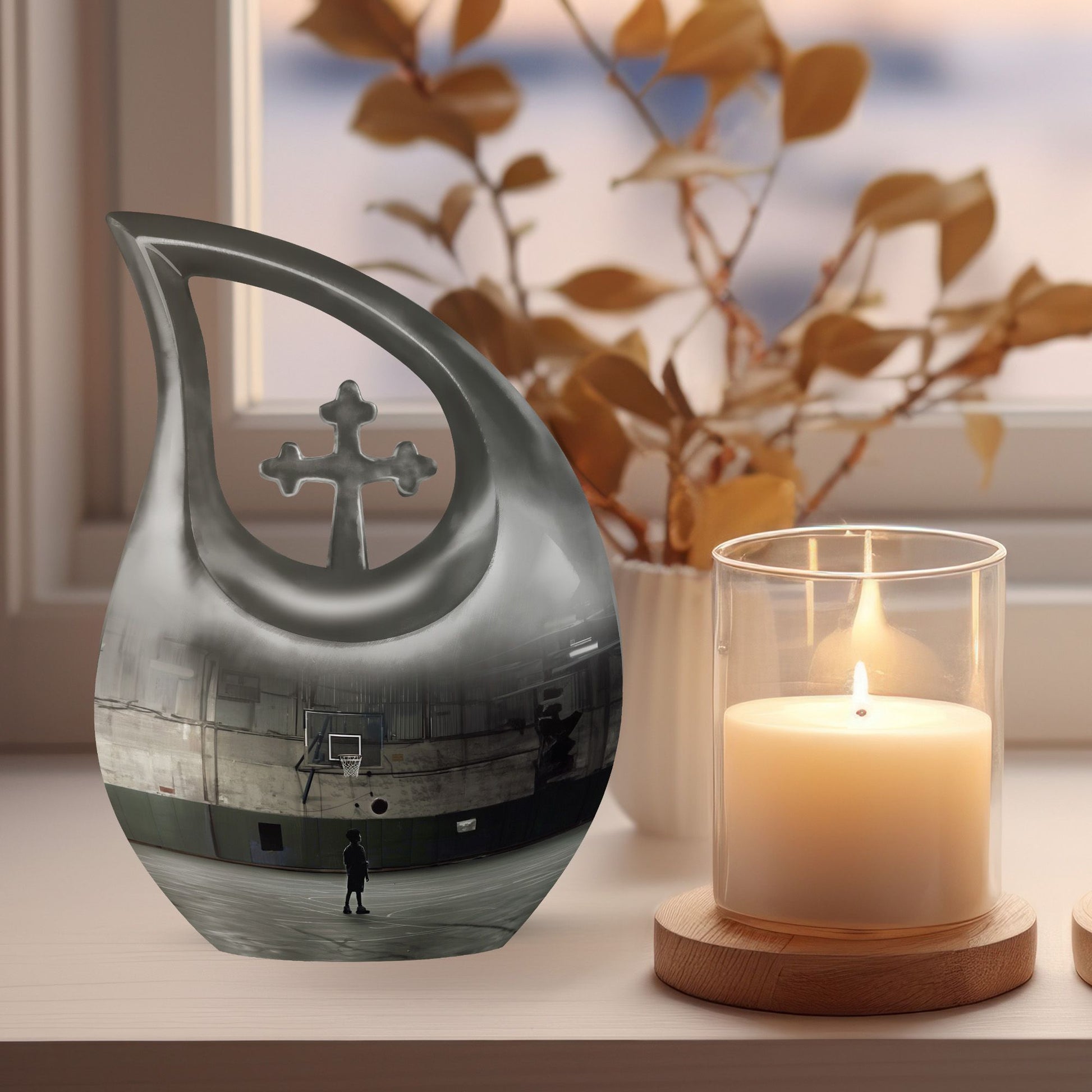 Basketball Urns For Ashes - Cremation Urns For Human Ashes Adult Set