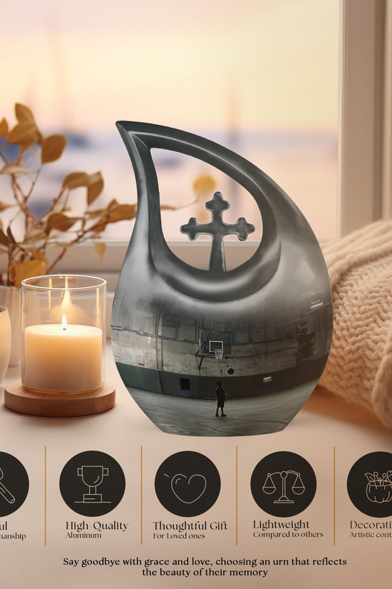 Basketball Urns For Ashes - Cremation Urns For Human Ashes Adult Set