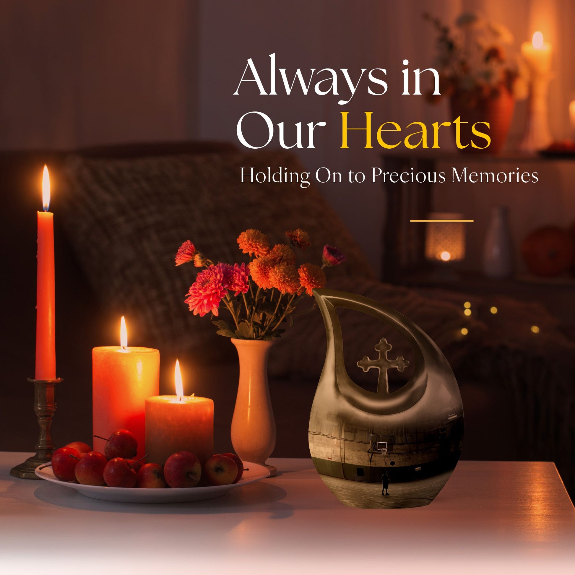 Basketball Urns For Ashes - Cremation Urns For Human Ashes Adult Set