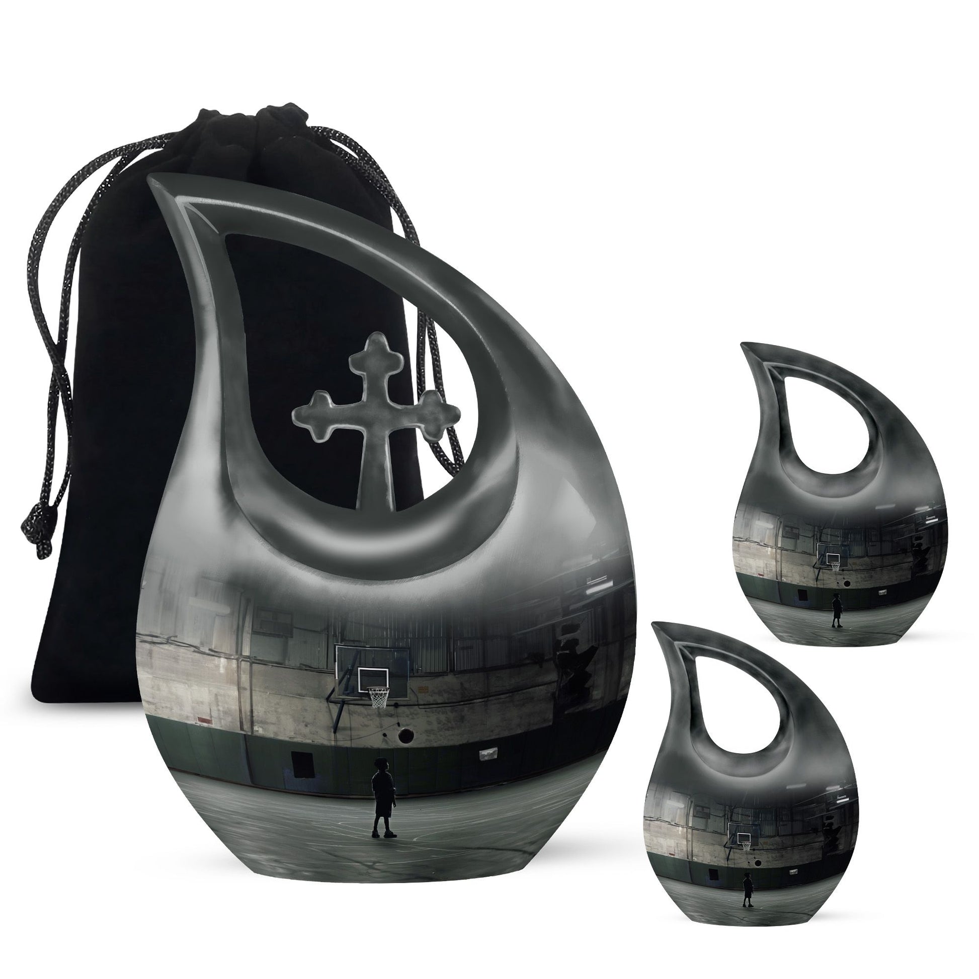 Basketball Urns For Ashes - Cremation Urns For Human Ashes Adult Set