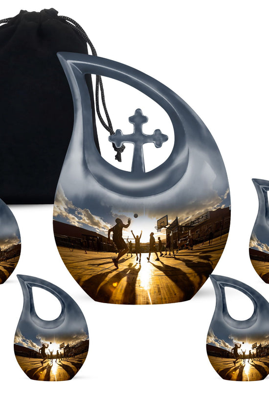 Basketball Urns For Ashes - Cremation Urns Set
