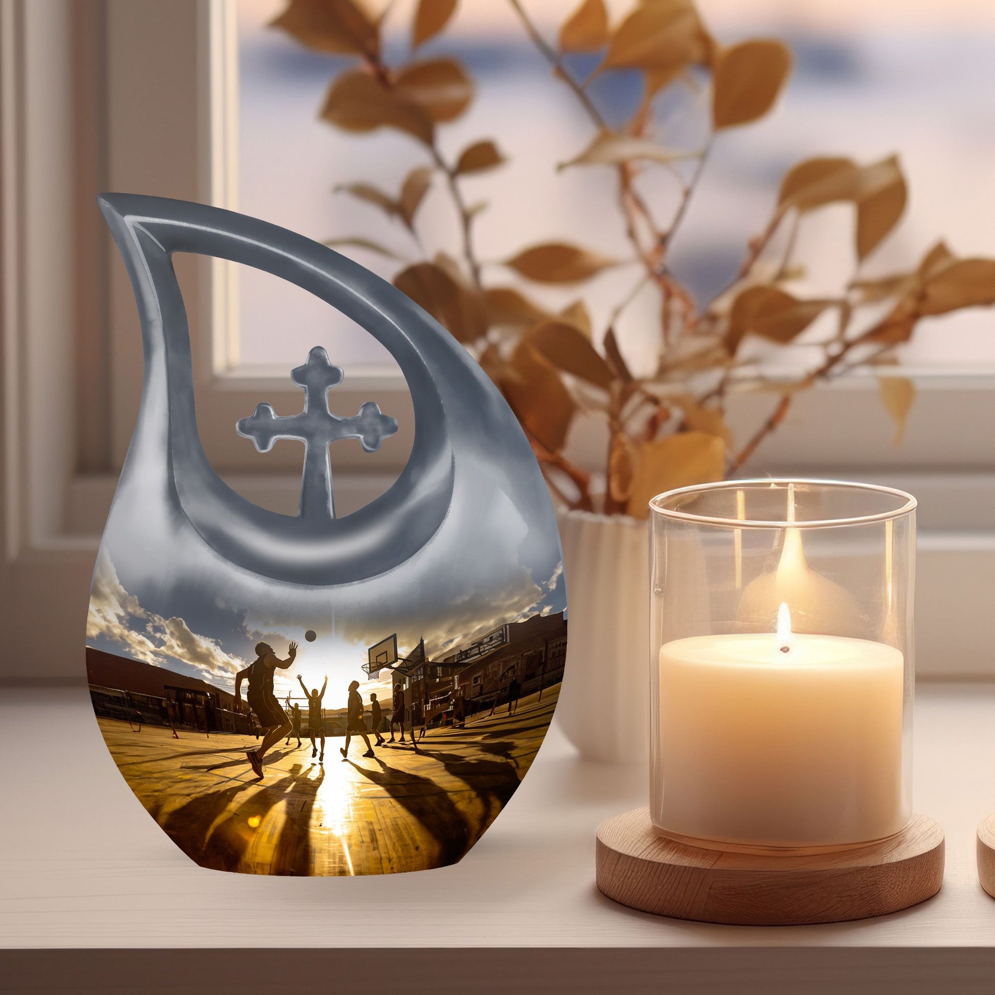 Basketball Urns For Ashes - Cremation Urns Set