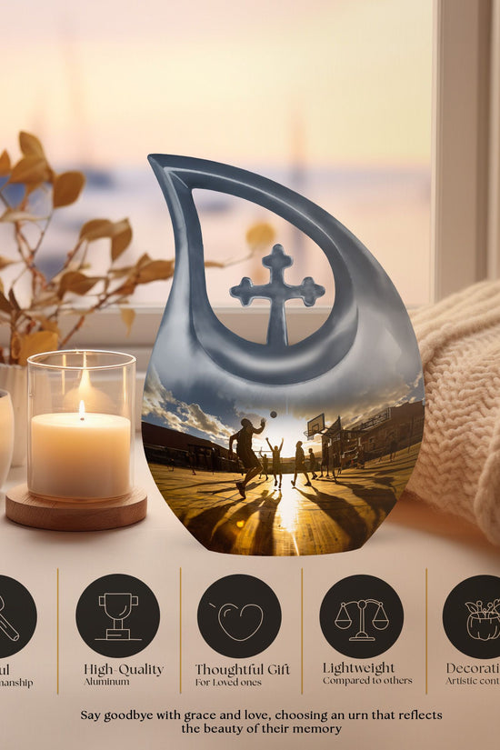 Basketball Urns For Ashes - Cremation Urns Set