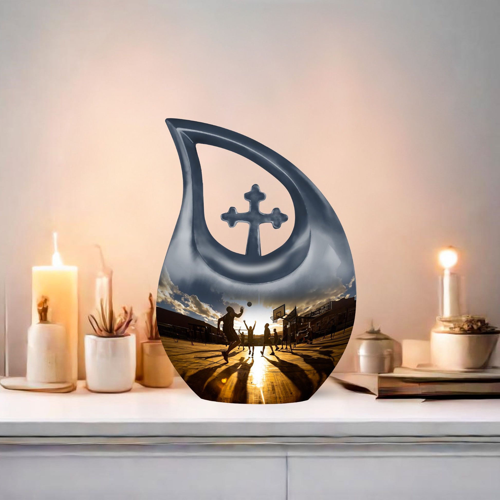 Basketball Urns For Ashes - Cremation Urns Set