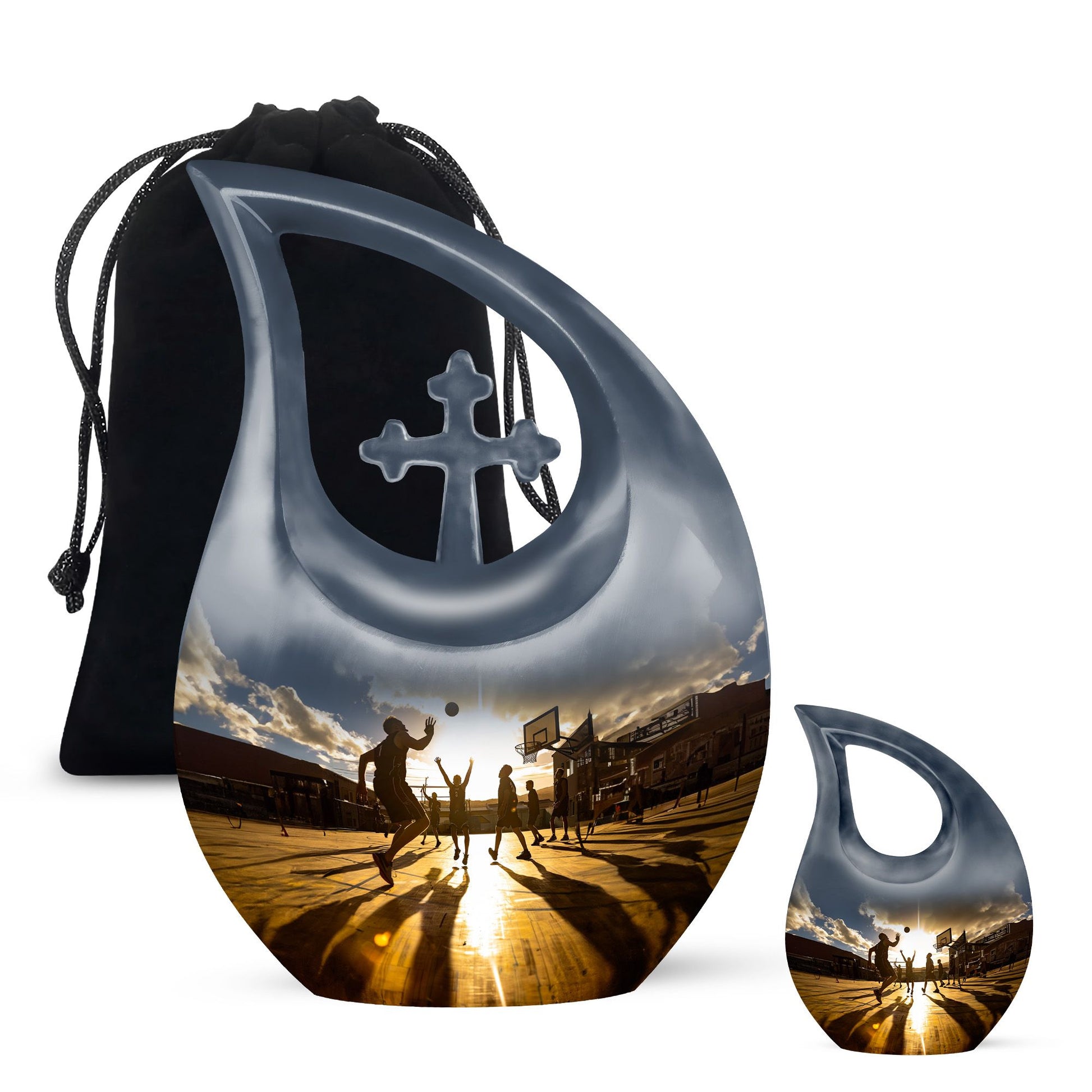 Basketball Urns For Ashes - Cremation Urns Set