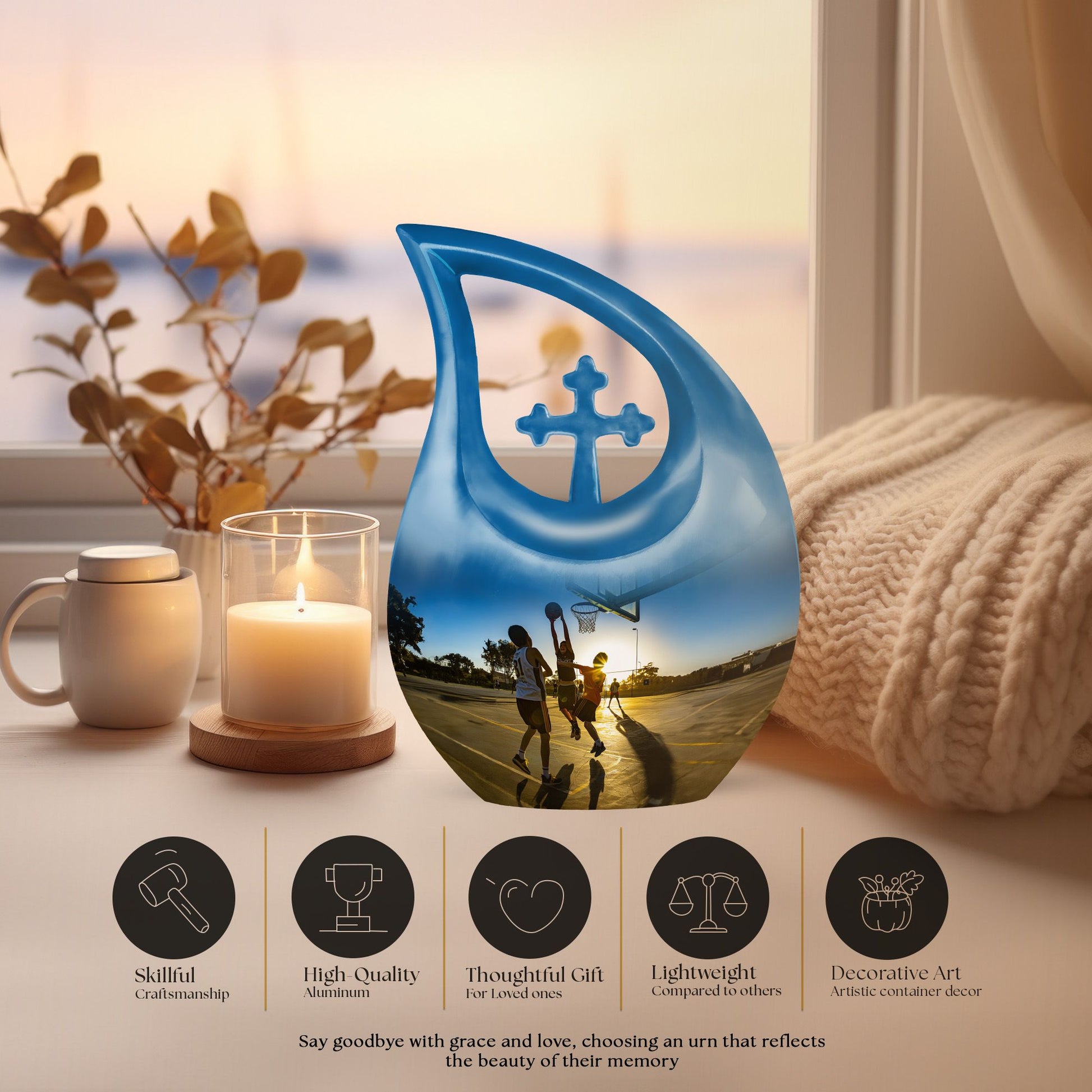 Basketball Urns For Ashes - Human Cremation Urn