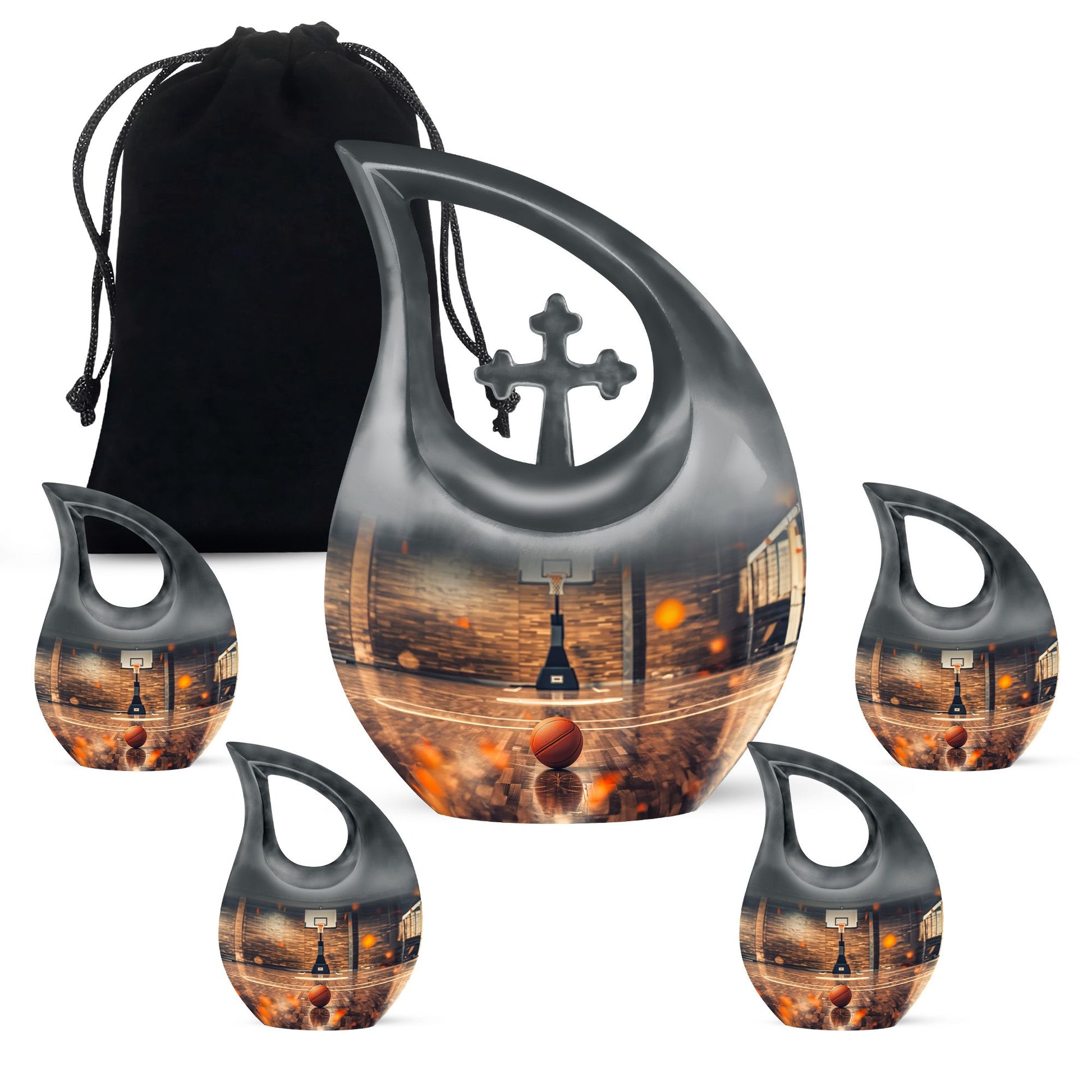 Basketball Urns For Ashes - Cremation Ashes Urns Combo
