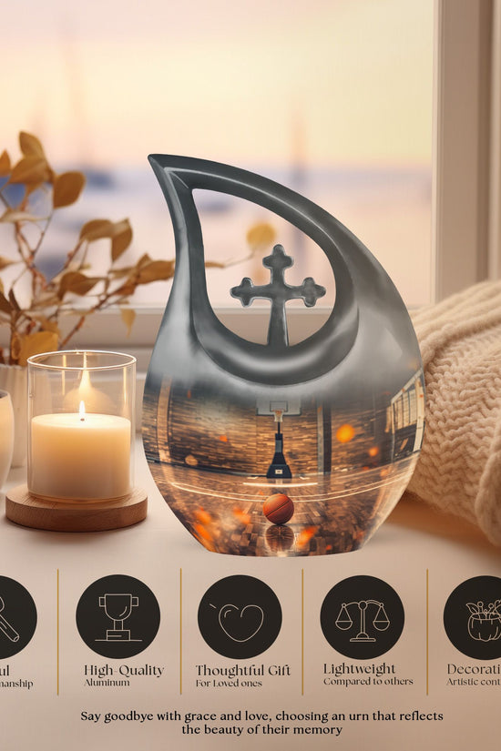Basketball Urns For Ashes - Cremation Ashes Urns Combo