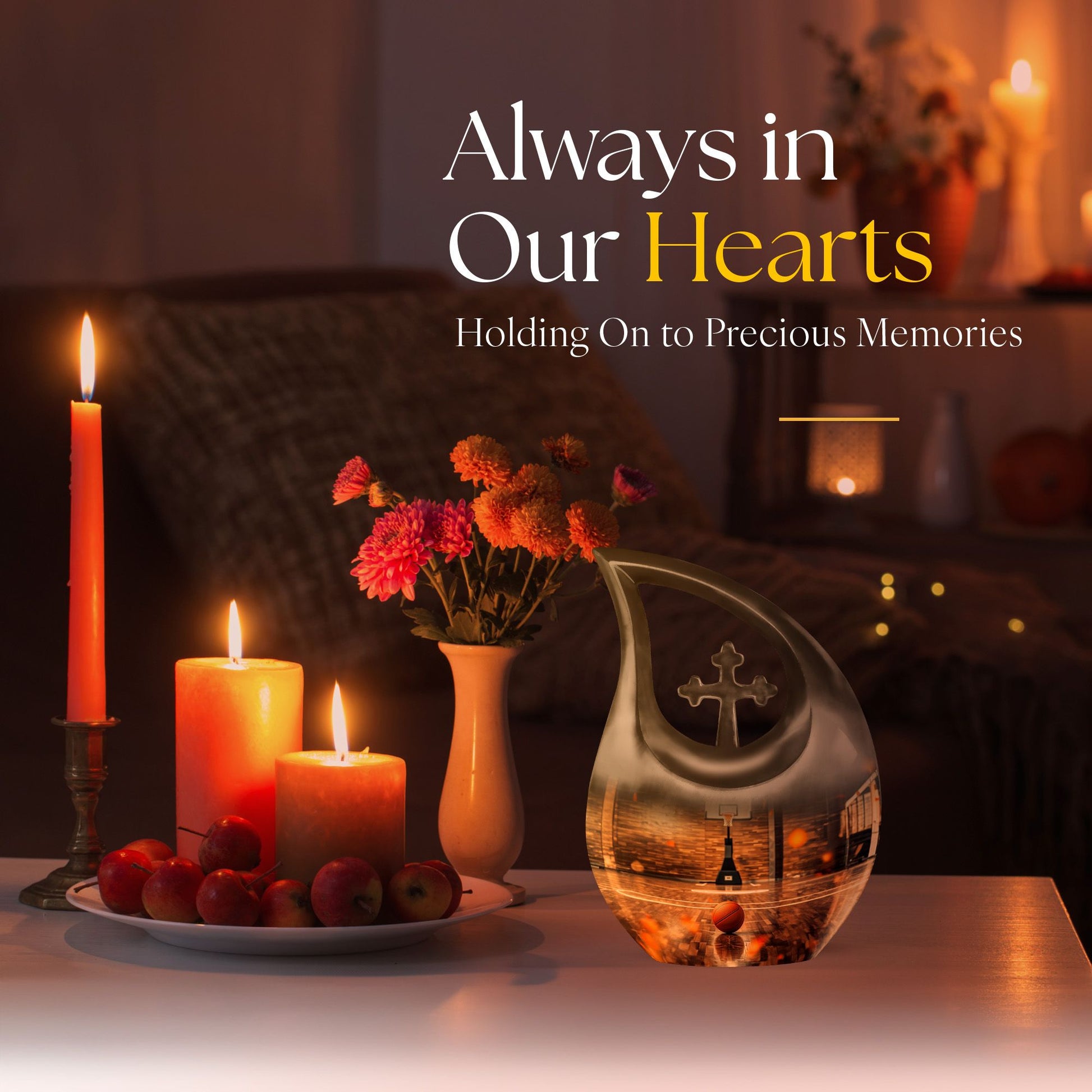 Basketball Urns For Ashes - Cremation Ashes Urns Combo