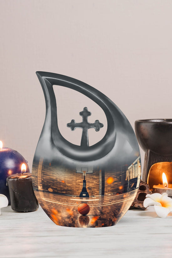 Basketball Urns For Ashes - Cremation Ashes Urns Combo