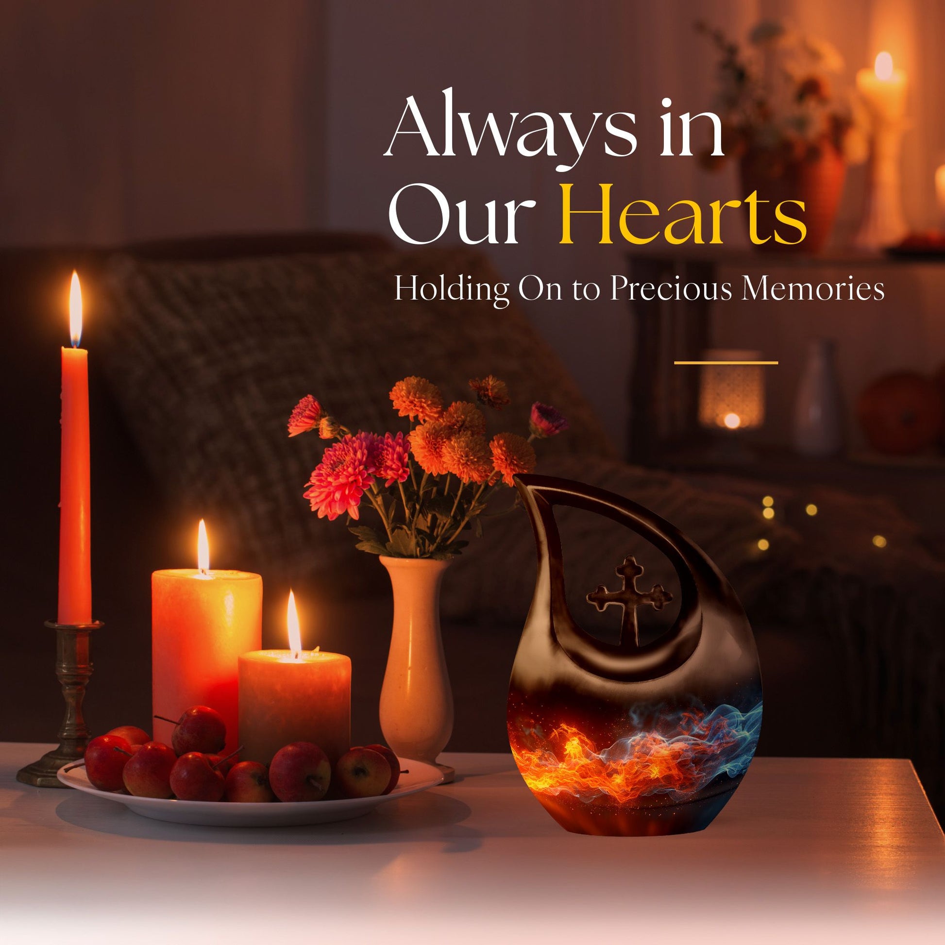 Fire Urns For Ashes - Cremation Urn Keepsake