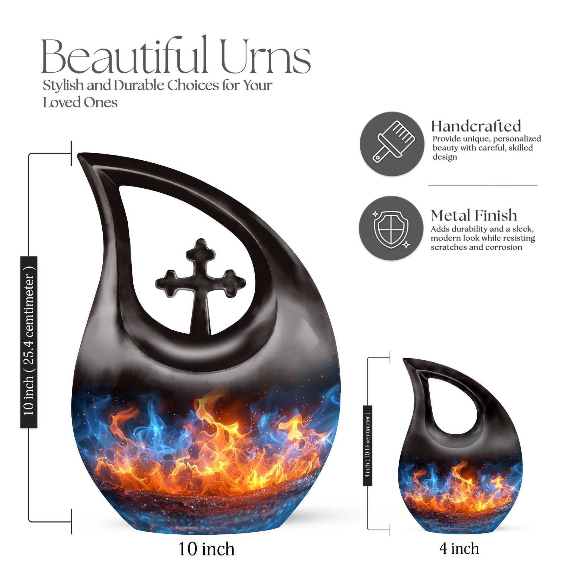 Fire Urns For Ashes - Small Cremation Keepsakes