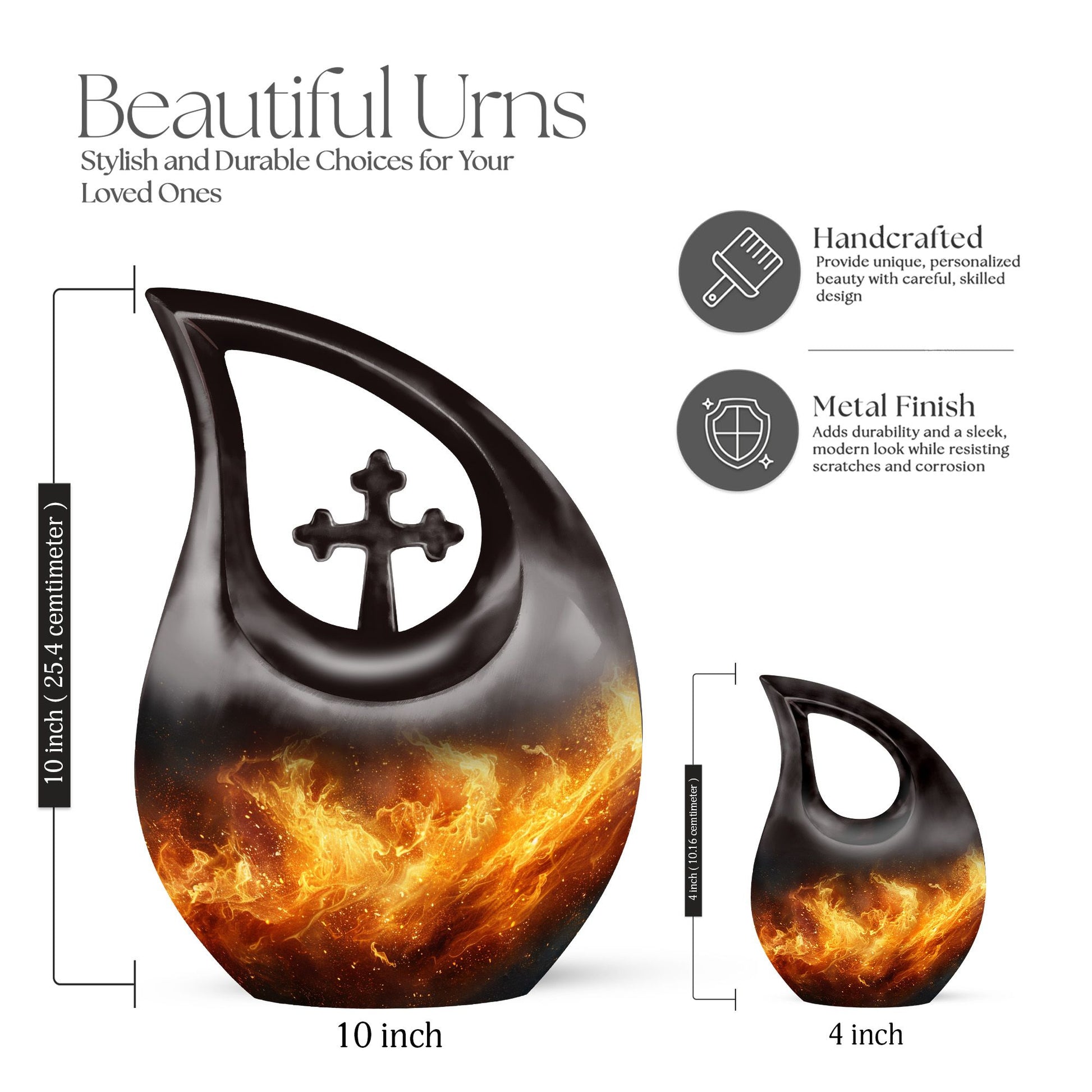 Fire Urns For Ashes - Cremation Urn For Human Ashes