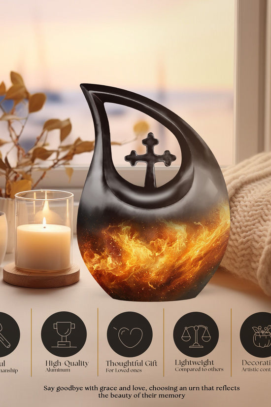 Fire Urns For Ashes - Cremation Urn For Human Ashes
