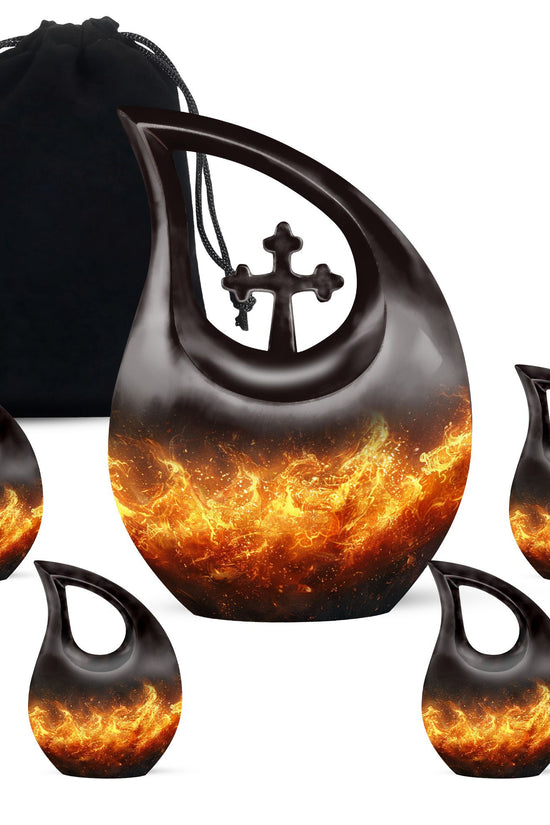 Fire Urns For Ashes - Keepsake Cremation Urns For Human Ashes Adult