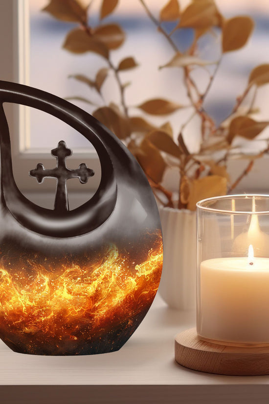 Fire Urns For Ashes - Keepsake Cremation Urns For Human Ashes Adult