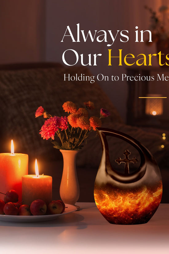 Fire Urns For Ashes - Keepsake Cremation Urns For Human Ashes Adult
