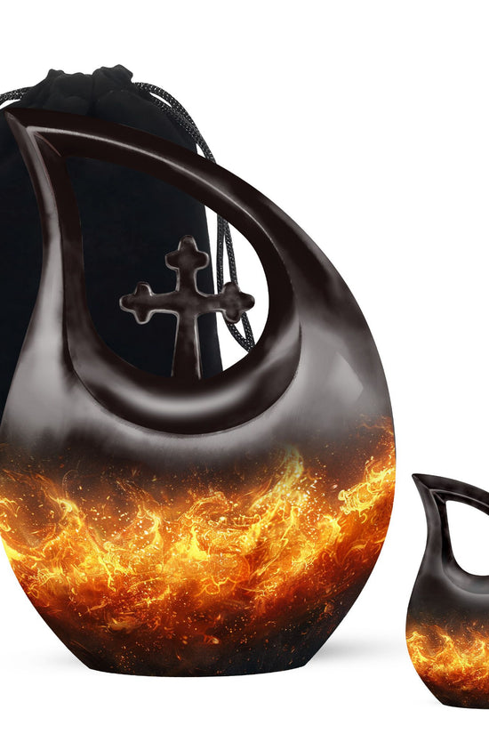 Fire Urns For Ashes - Keepsake Cremation Urns For Human Ashes Adult
