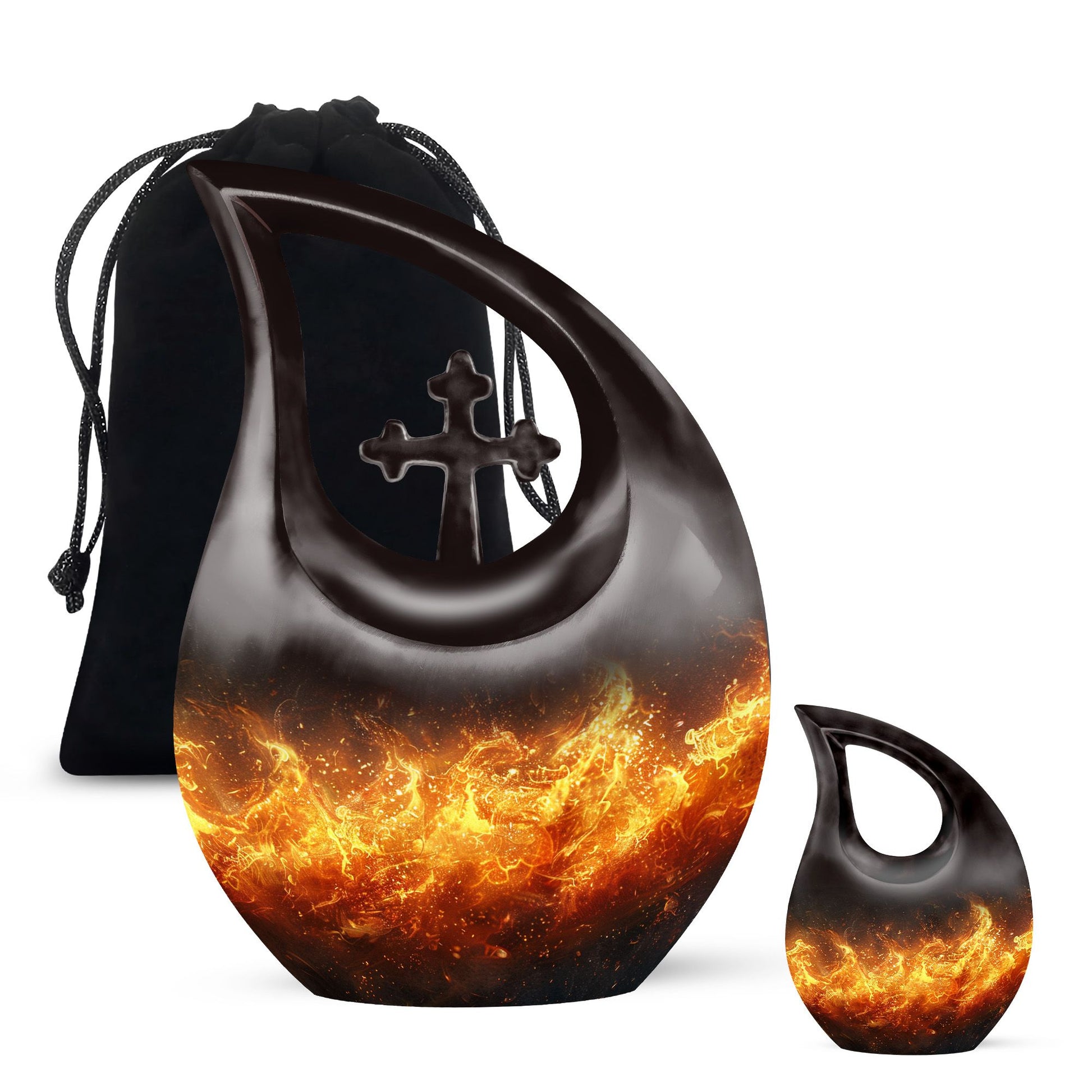 Fire Urns For Ashes - Keepsake Cremation Urns For Human Ashes Adult