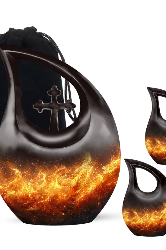 Fire Urns For Ashes - Keepsake Cremation Urns For Human Ashes Adult